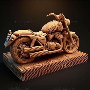 3D модель Honda Shadow 400 (STL)